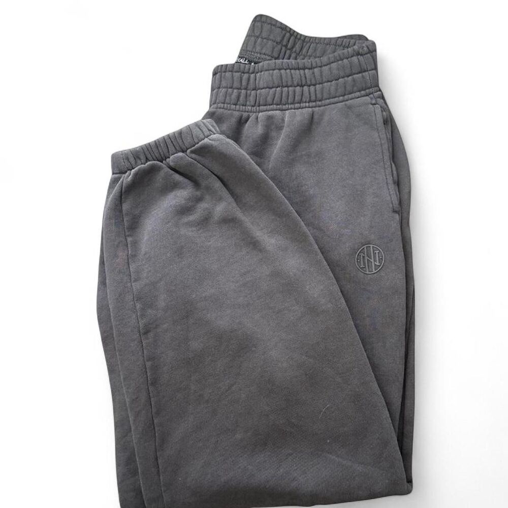 Zumiez Women's Grey and Black Joggers-tracksuits
